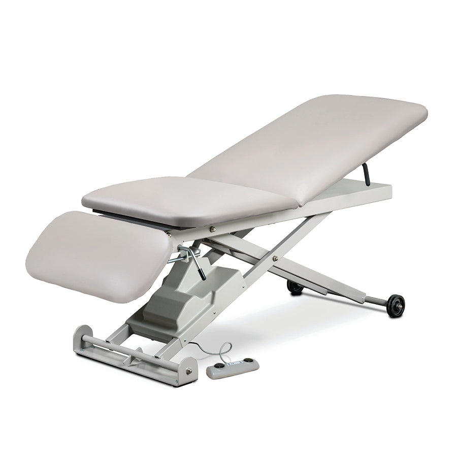 Clinton E-Series Power Treatment Table with Adjustable Backrest & Drop Section