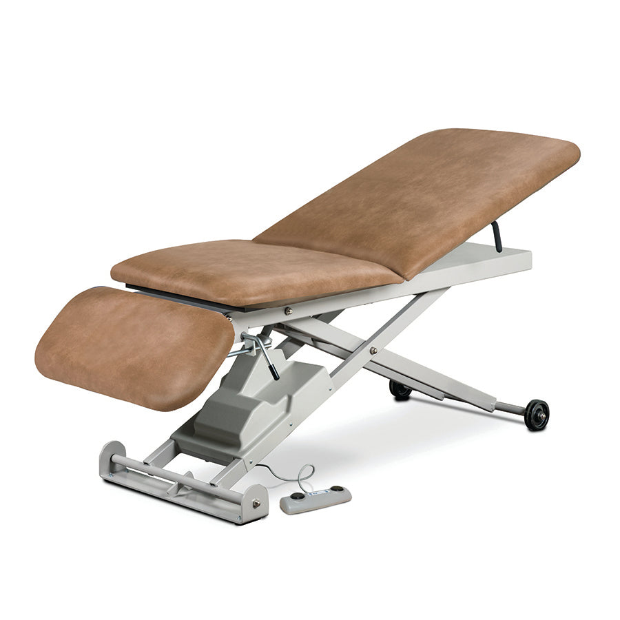 Clinton E-Series Power Treatment Table with Adjustable Backrest & Drop Section