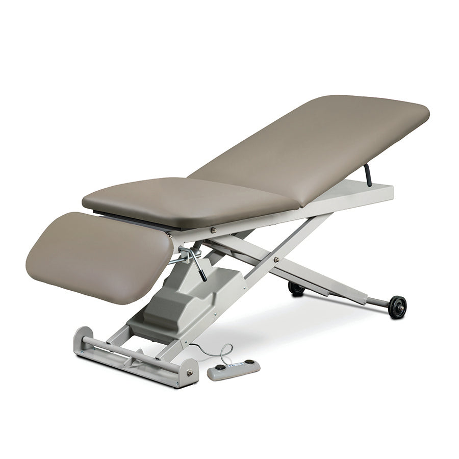 Clinton E-Series Power Treatment Table with Adjustable Backrest & Drop Section