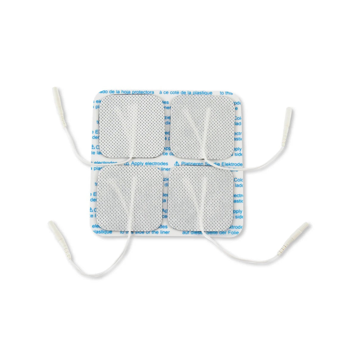 FIT HIGH QUALITY SELF-ADHERING ELECTRODES, FLEXIBLE BACKING, REUSABLE, 2" X 2" SQUARE