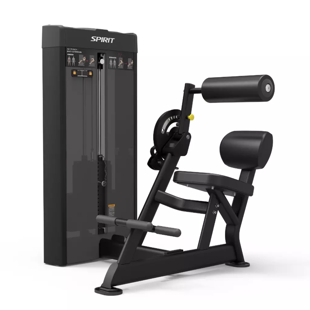 Spirit Fitness Dual Ab Crunch / Back Extension Machine – Front main View