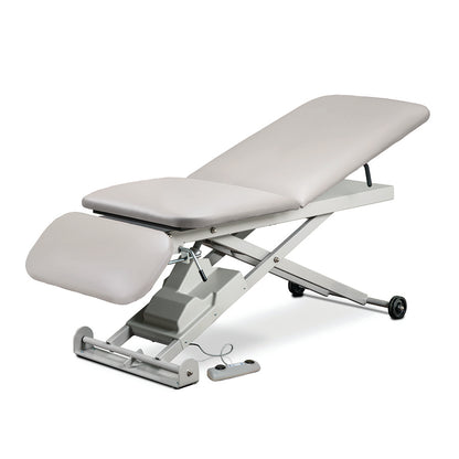 Clinton E-Series Power Treatment Table with Adjustable Backrest & Drop Section