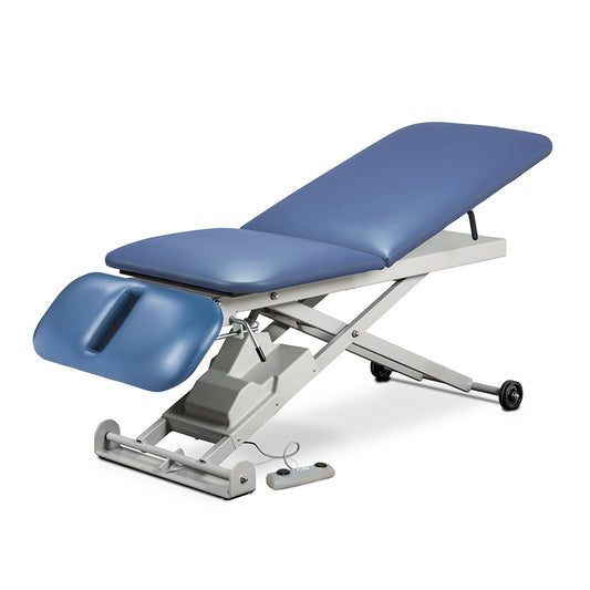 Clinton E-Series Power Treatment Table with Adjustable Backrest & Drop Section
