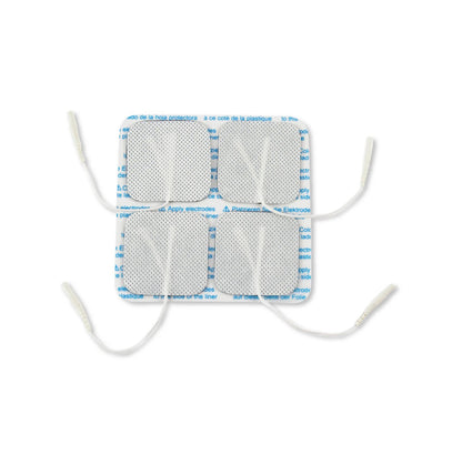 FIT HIGH QUALITY SELF-ADHERING ELECTRODES, FLEXIBLE BACKING, REUSABLE, 2" X 2" SQUARE
