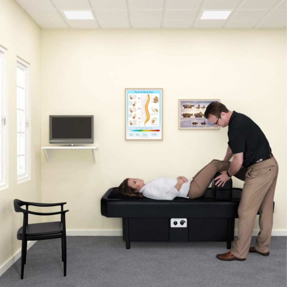 Pro S10 hydromassage table showing treatment