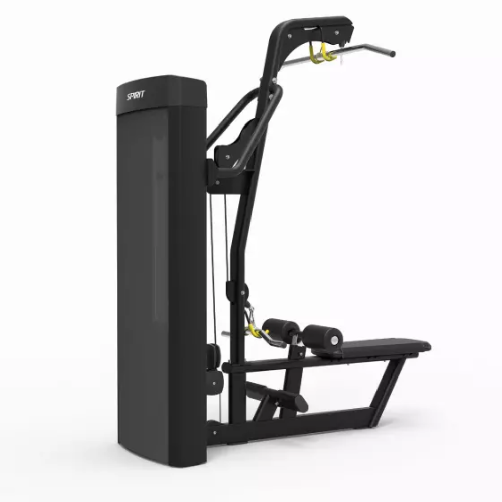 Spirit Fitness Dual Lat Pulldown / Seated Row – Side View