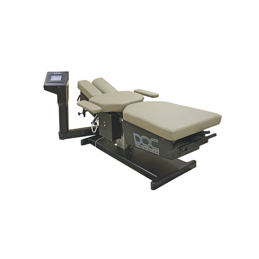 The DOC Decompression Table – Electric chiropractic table with digital command center
