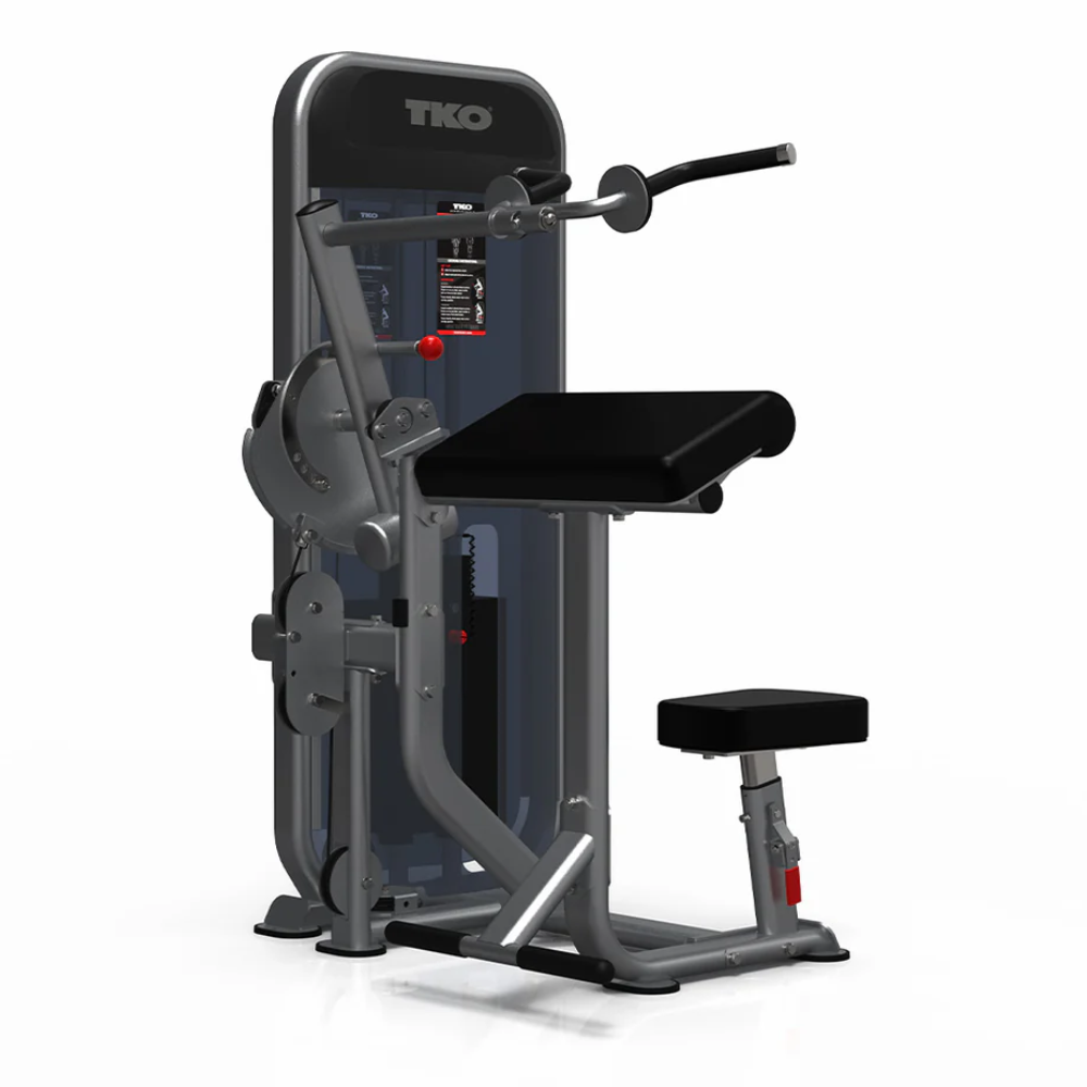 TKO Dual Bicep / Tricep Machine – Gray Color