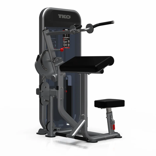 TKO Dual Bicep / Tricep Machine – Gray Color