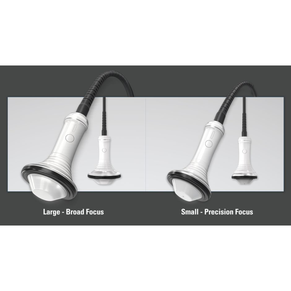 Zimmer DualWave FX dual active handpiece ports for efficient clinical workflow